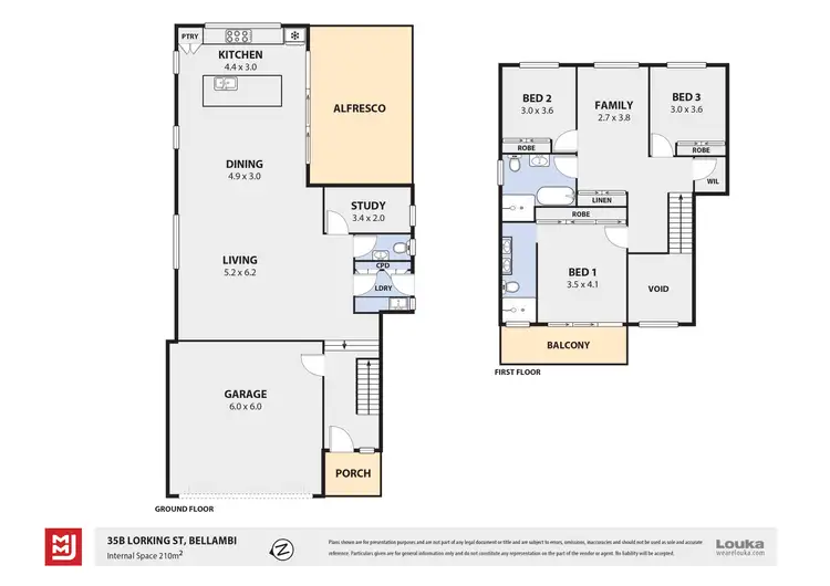Floorplan of Homely house listing, 35B Lorking Street, Bellambi NSW 2518