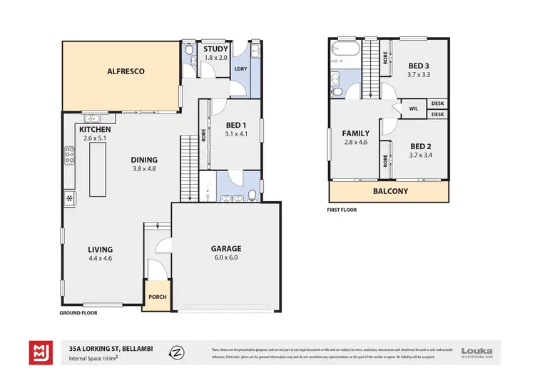 Floorplan of Homely house listing, 35A Lorking Street, Bellambi NSW 2518