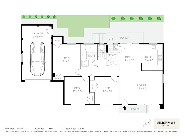 Floorplan of Homely villa listing, 1/26 Berner Street, Merewether NSW 2291