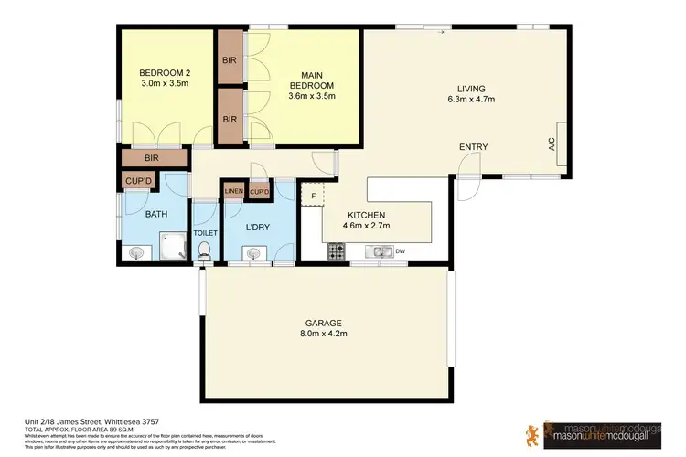 Floorplan of Homely unit listing, 2/18 James Street, Whittlesea VIC 3757