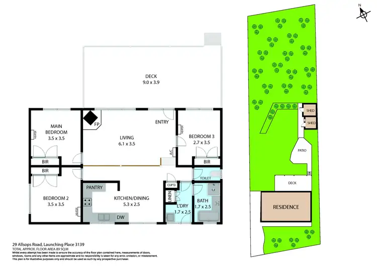 Floorplan of Homely house listing, 29 Allsops Road, Launching Place VIC 3139