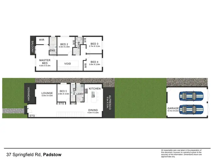 Floorplan of Homely semi-detached listing, 37 Springfield Road, Padstow NSW 2211
