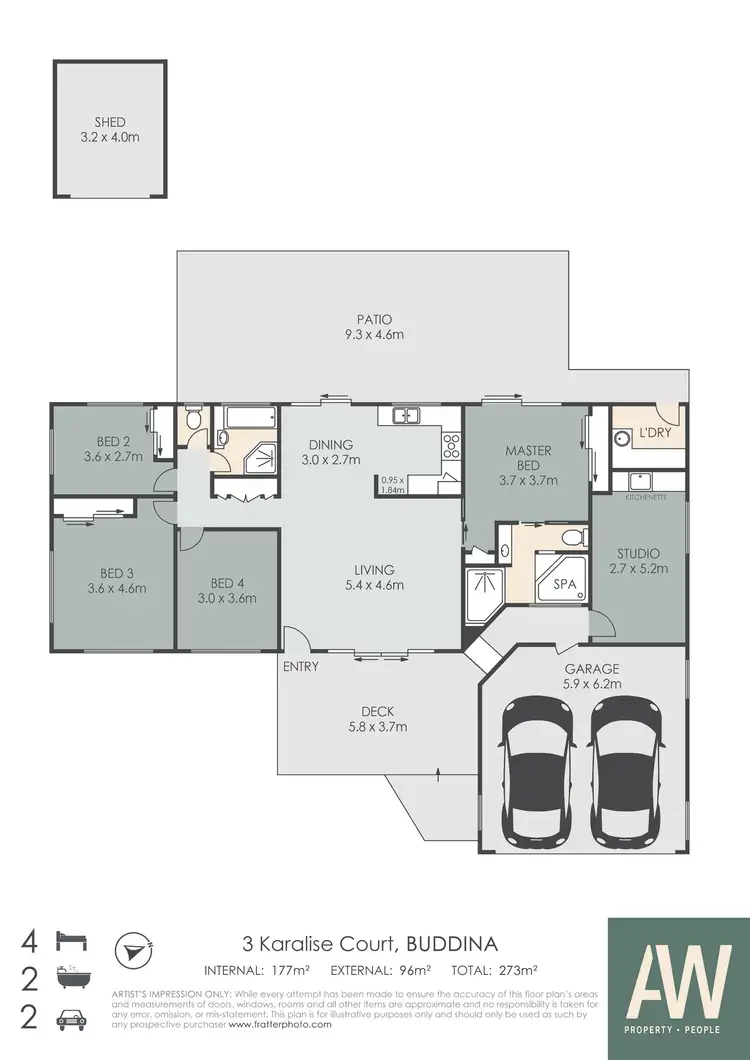 Floorplan of Homely house listing, 3 Karalise Court, Buddina QLD 4575