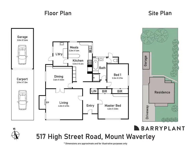 Floorplan of Homely house listing, 517 High Street Road, Mount Waverley VIC 3149