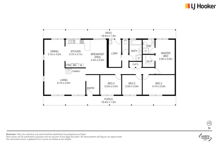 Floorplan of Homely rural property listing, 71 Bowen Street, Carwoola NSW 2620