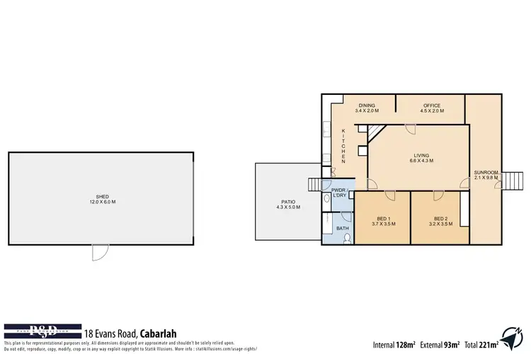 Floorplan of Homely house listing, 18 Evans Road, Cabarlah QLD 4352