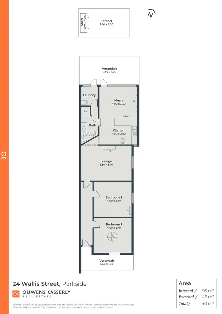 Floorplan of Homely house listing, 24 Wallis Street, Parkside SA 5063