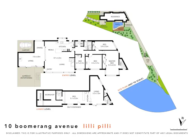 Floorplan of Homely house listing, 10 Boomerang Avenue, Lilli Pilli NSW 2229