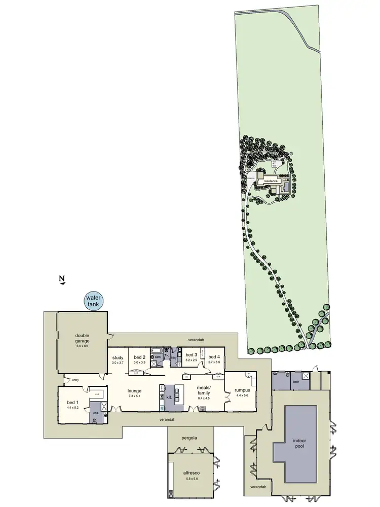 Floorplan of Homely house listing, 7 Paynes Road, Chirnside Park VIC 3116