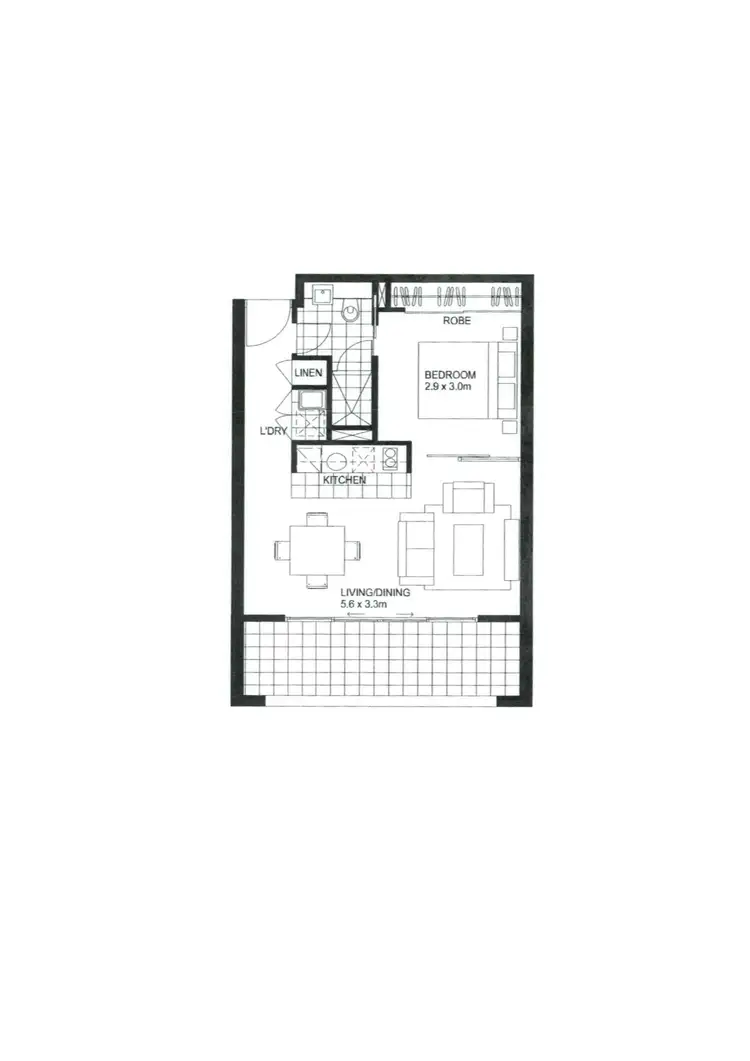 Floorplan of Homely apartment listing, 215/1 Marlin Parade, Cairns City QLD 4870
