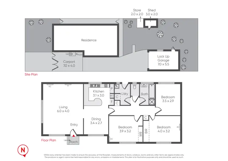 Floorplan of Homely house listing, 44 Nicholson Street, Altona Meadows VIC 3028