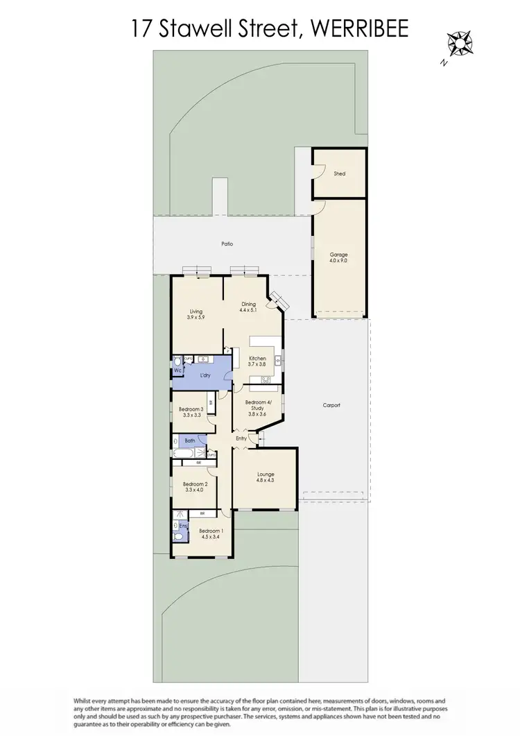 Floorplan of Homely house listing, 17 Stawell Street, Werribee VIC 3030