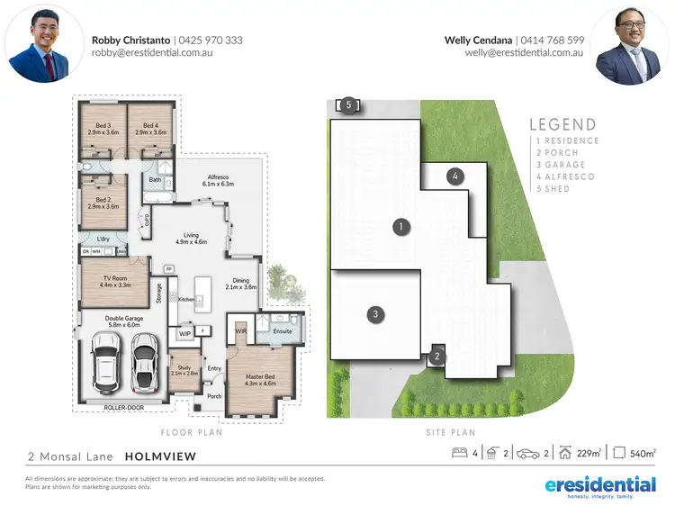 Floorplan of Homely house listing, 2 Monsal Lane, Holmview QLD 4207