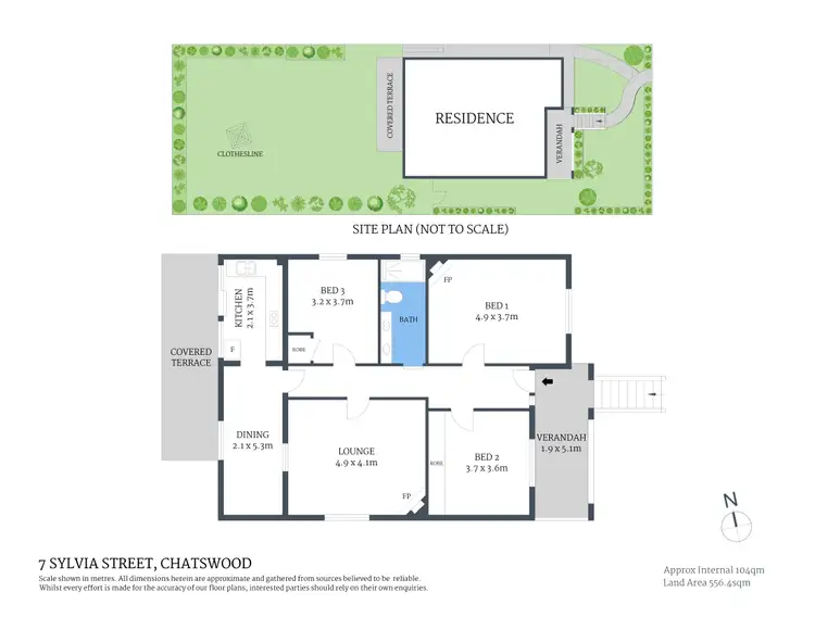 Floorplan of Homely house listing, 7 Sylvia Street, Chatswood NSW 2067