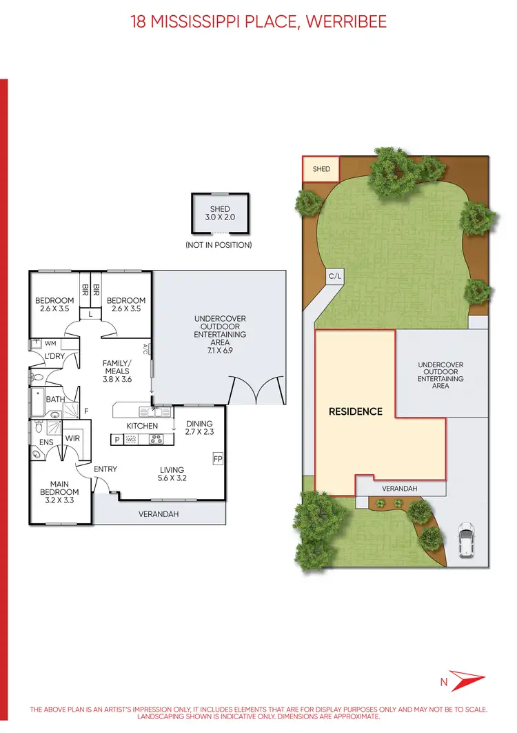 Floorplan of Homely house listing, 18 Mississippi Place, Werribee VIC 3030