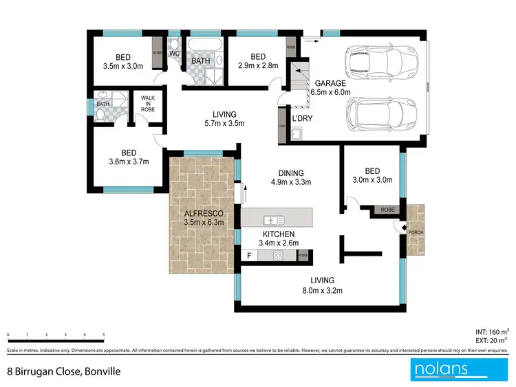 Floorplan of Homely house listing, 8 Birrugan Close, Bonville NSW 2450