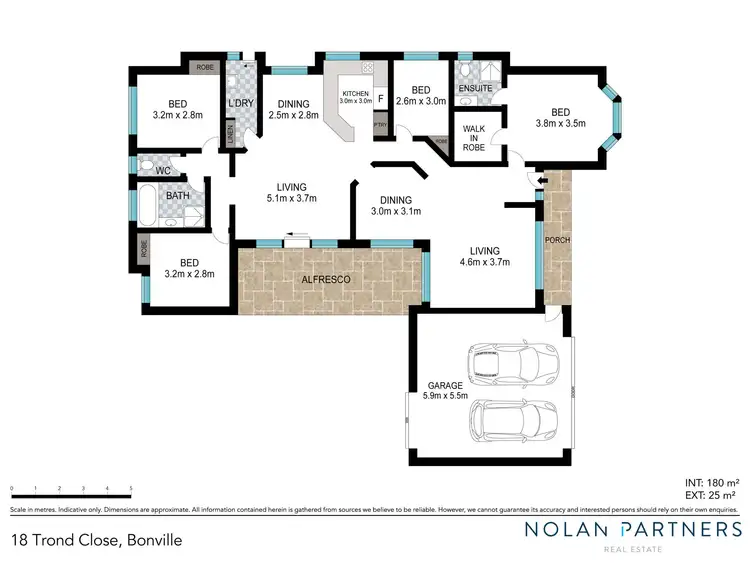Floorplan of Homely house listing, 18 Trond Close, Bonville NSW 2450