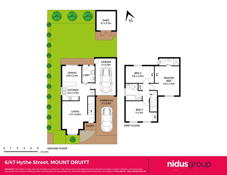 Floorplan of Homely townhouse listing, 6/47 Hythe Street, Mount Druitt NSW 2770