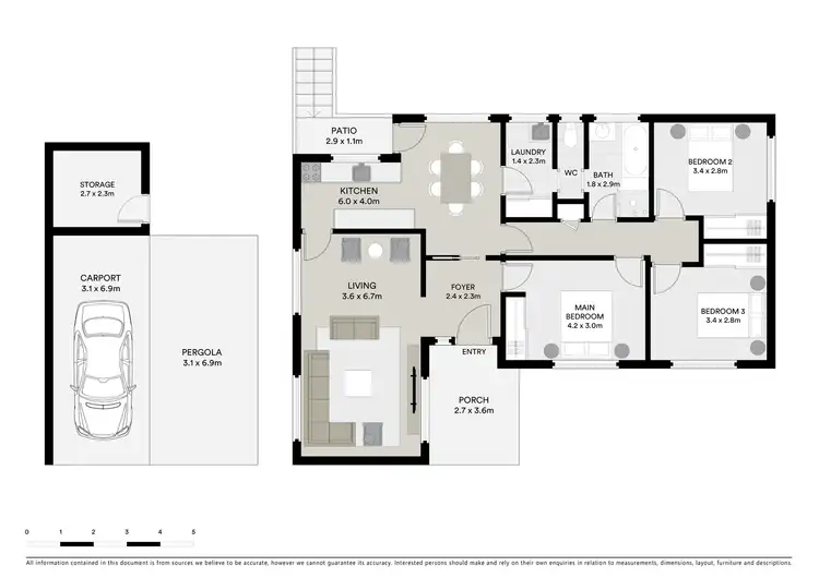 Floorplan of Homely house listing, 8 Elsa Court, Wodonga VIC 3690