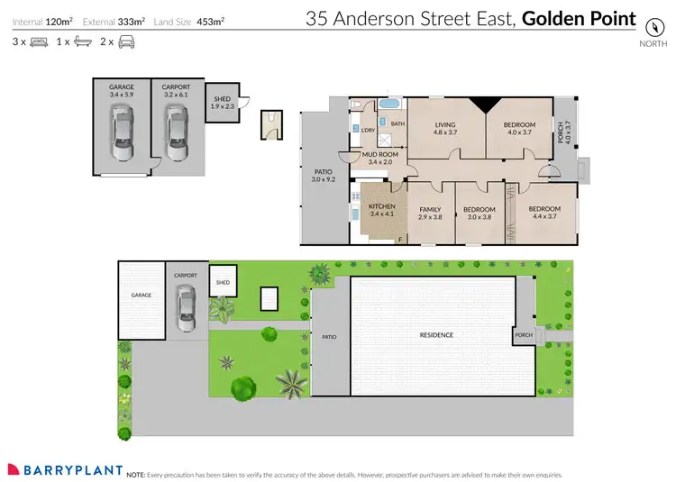 Floorplan of Homely house listing, 35 Anderson Street East, Golden Point VIC 3350