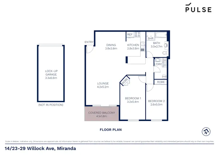 Floorplan of Homely unit listing, 14/23-29 Willock Avenue, Miranda NSW 2228