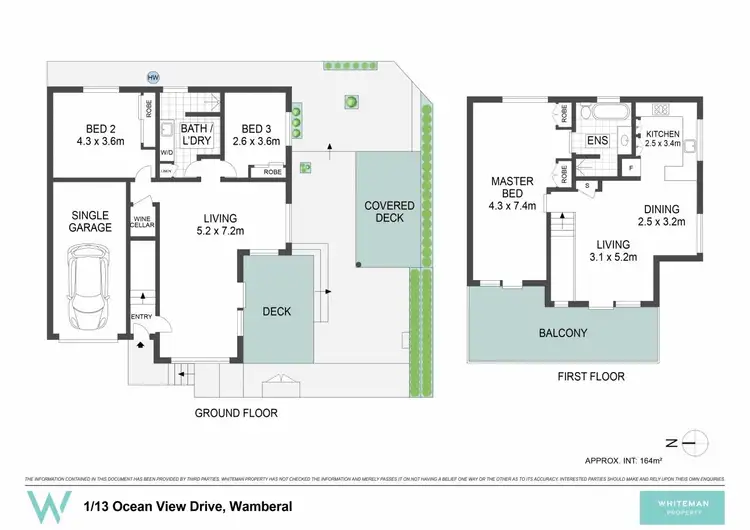 Floorplan of Homely townhouse listing, 1/13 Ocean View Drive, Wamberal NSW 2260