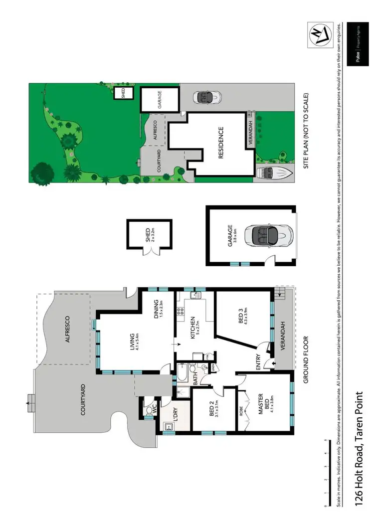 Floorplan of Homely house listing, 126 Holt Road, Taren Point NSW 2229