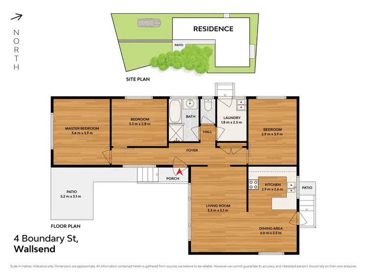 Floorplan of Homely house listing, 4 Boundary Street, Wallsend NSW 2287