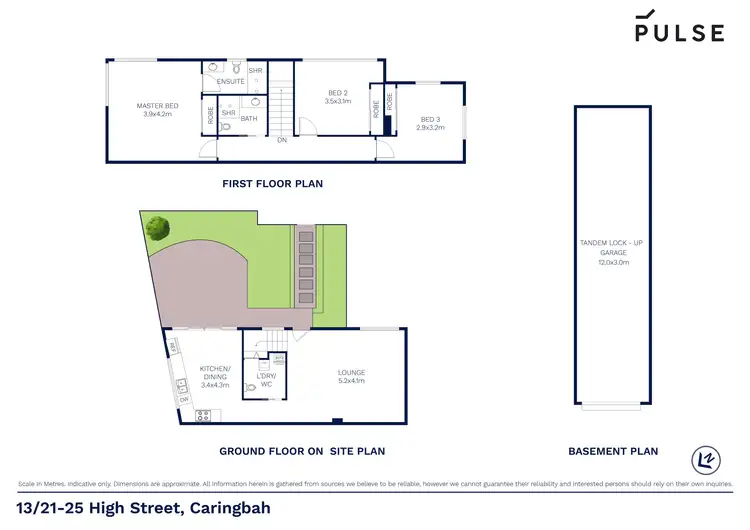 Floorplan of Homely townhouse listing, 13/21 High Street, Caringbah NSW 2229