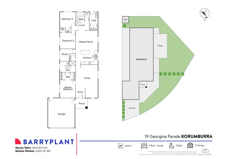 Floorplan of Homely house listing, 19 Georgina Parade, Korumburra VIC 3950