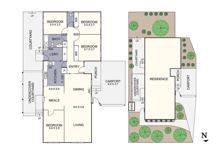 Floorplan of Homely house listing, 41 Mirang Avenue, Croydon VIC 3136