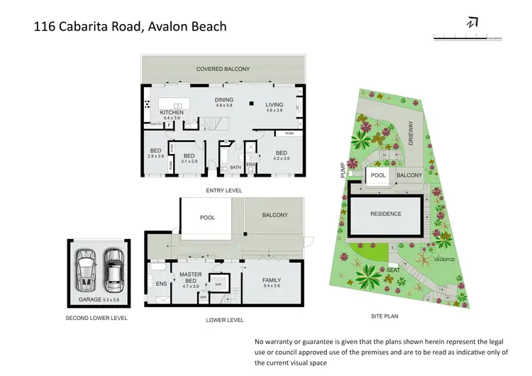 Floorplan of Homely house listing, 116 Cabarita Road, Avalon Beach NSW 2107