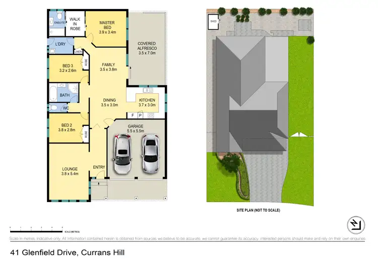 Floorplan of Homely house listing, 41 Glenfield Drive, Currans Hill NSW 2567
