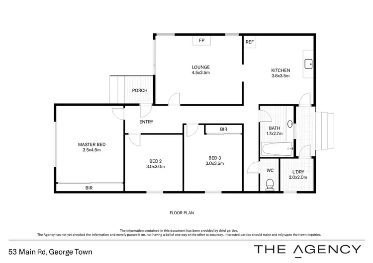Floorplan of Homely house listing, 53 Main Road, George Town TAS 7253