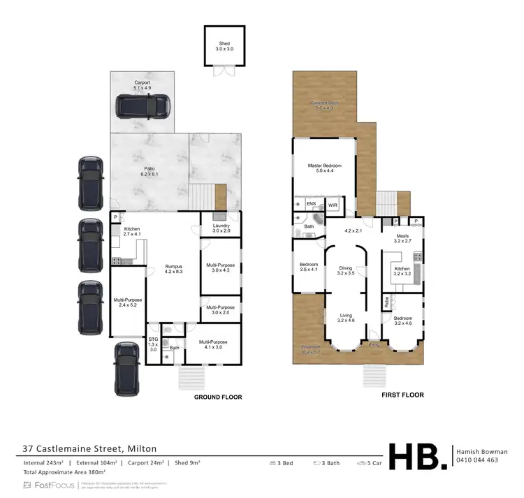 Floorplan of Homely house listing, 37 Castlemaine Street, Milton QLD 4064