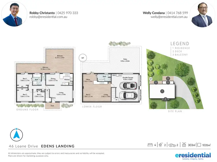 Floorplan of Homely house listing, 46 Loane Drive, Edens Landing QLD 4207