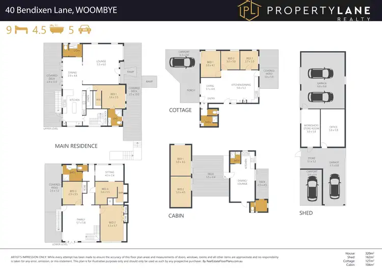 Floorplan of Homely house listing, 40 Bendixen Lane, Woombye QLD 4559