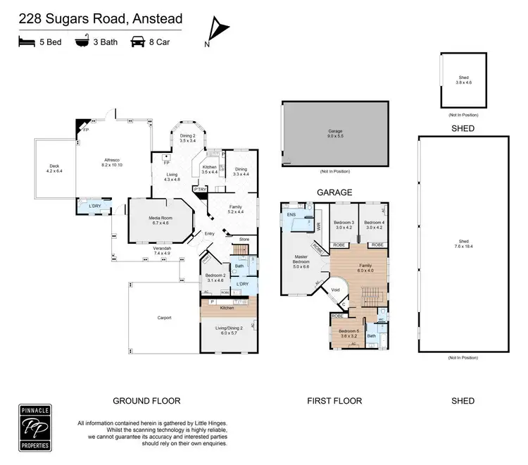Floorplan of Homely house listing, 228 Sugars Road, Anstead QLD 4070
