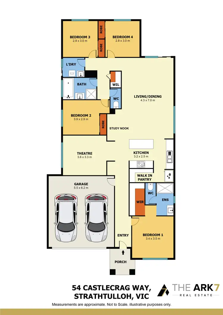 Floorplan of Homely house listing, 54 Castlecrag Way, Strathtulloh VIC 3338