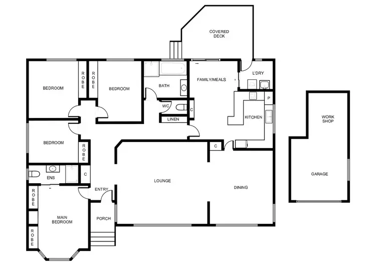 Floorplan of Homely house listing, 4 Pavonia Street, Rivett ACT 2611