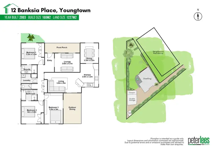 Floorplan of Homely house listing, 12 Banksia Place, Youngtown TAS 7249