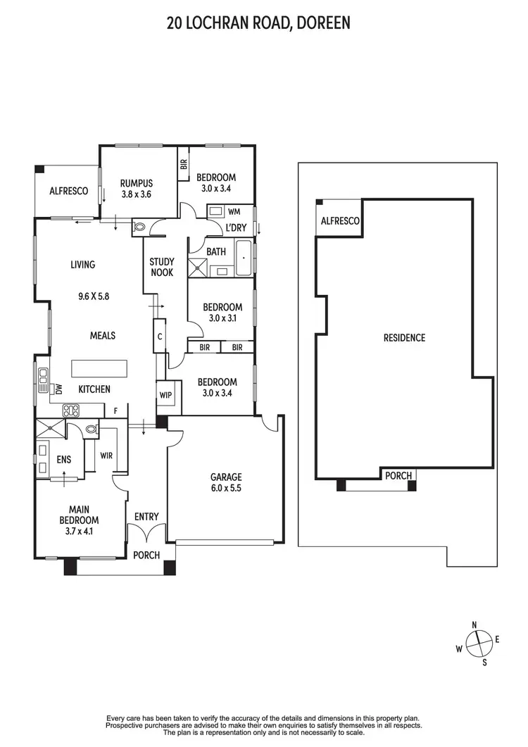 Floorplan of Homely house listing, 20 Lochran Road, Doreen VIC 3754