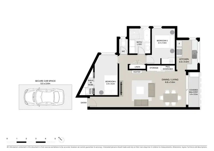 Floorplan of Homely unit listing, 1/10 Bentley Street, Balgowlah NSW 2093