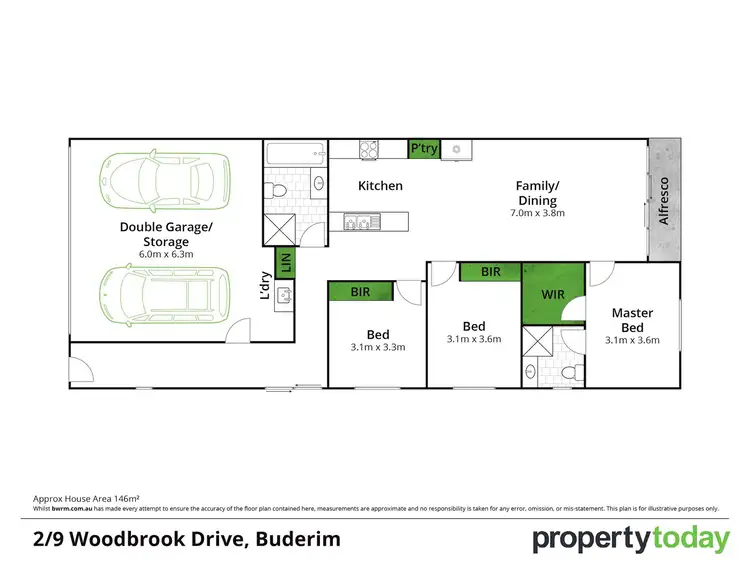 Floorplan of Homely house listing, 2/9 Woodbrook Drive, Buderim QLD 4556