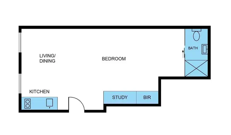Floorplan of Homely apartment listing, 103/48 Wellington Parade, East Melbourne VIC 3002