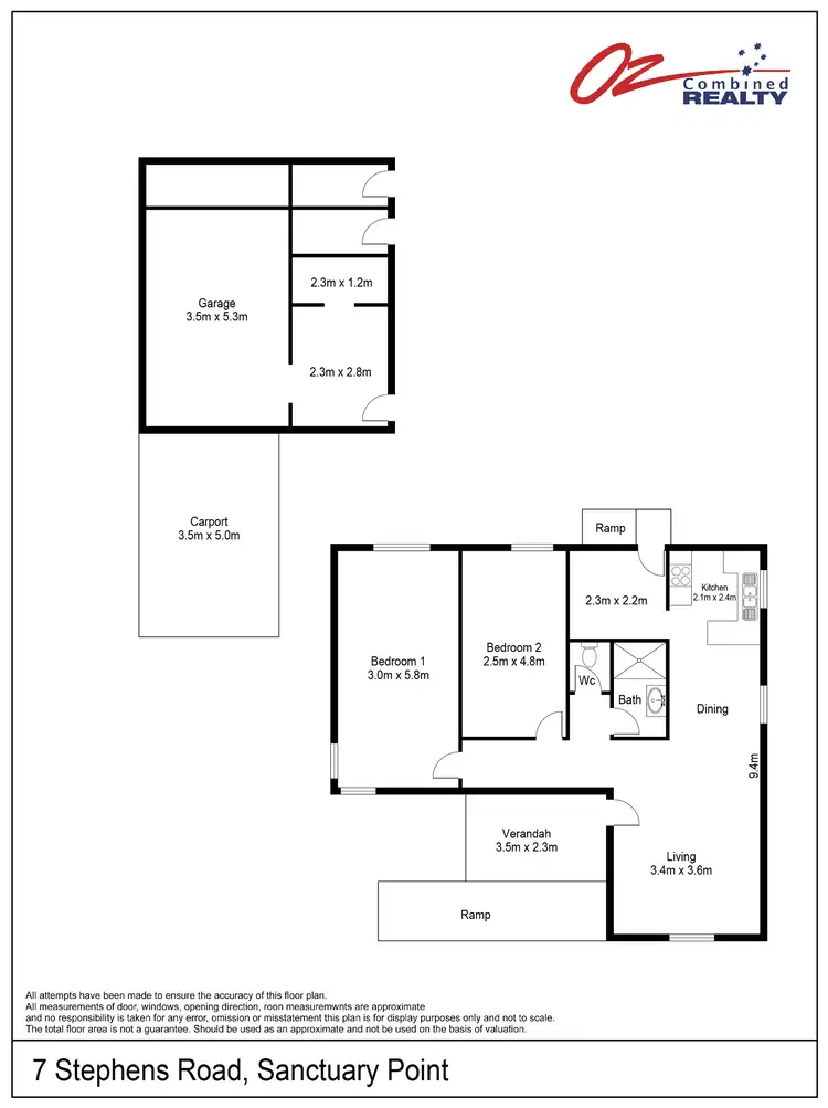 Floorplan of Homely house listing, 7 Stephens Road, Sanctuary Point NSW 2540