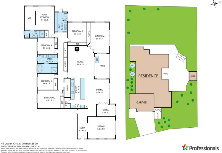 Floorplan of Homely house listing, 49 Lisbon Circuit, Orange NSW 2800