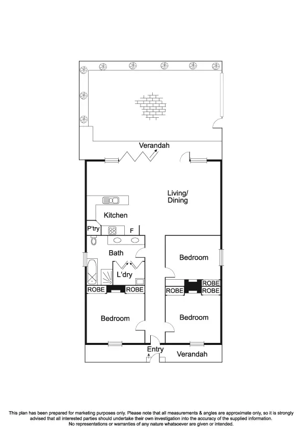 Floorplan of Homely house listing, 43 Cobden Street, South Melbourne VIC 3205