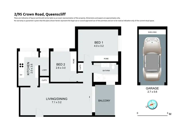 Floorplan of Homely apartment listing, 2/95 Crown Road, Queenscliff NSW 2096