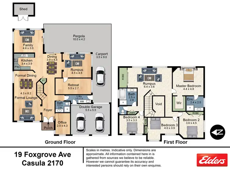 Floorplan of Homely house listing, 19 Foxgrove Avenue, Casula NSW 2170